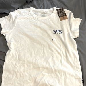 Size M White Vans T-shirt
